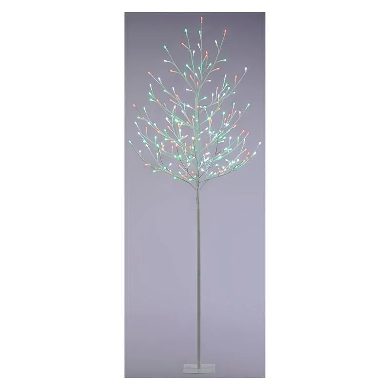 6 Foot Christmas Tree Light Feature Multicoloured Jolly Holly