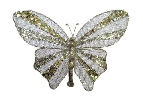 9" Celline Butterfly Clip Set Of 6