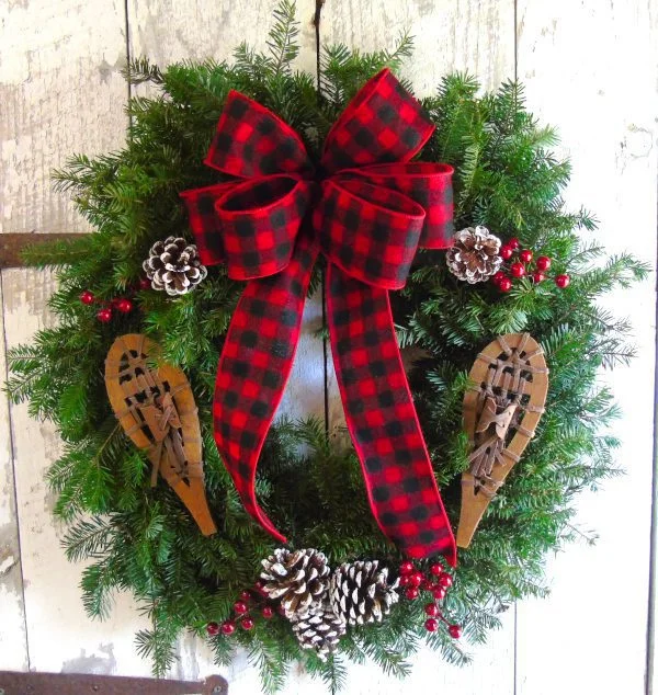 Adirondack Style Wreath