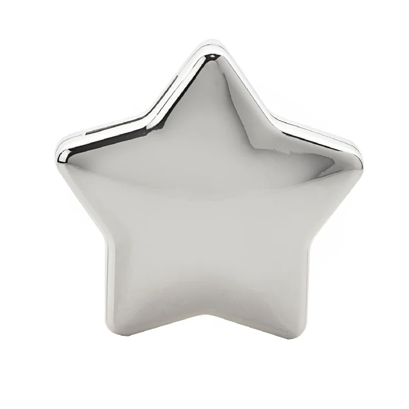 Bambino Star Silver Plated Money Box