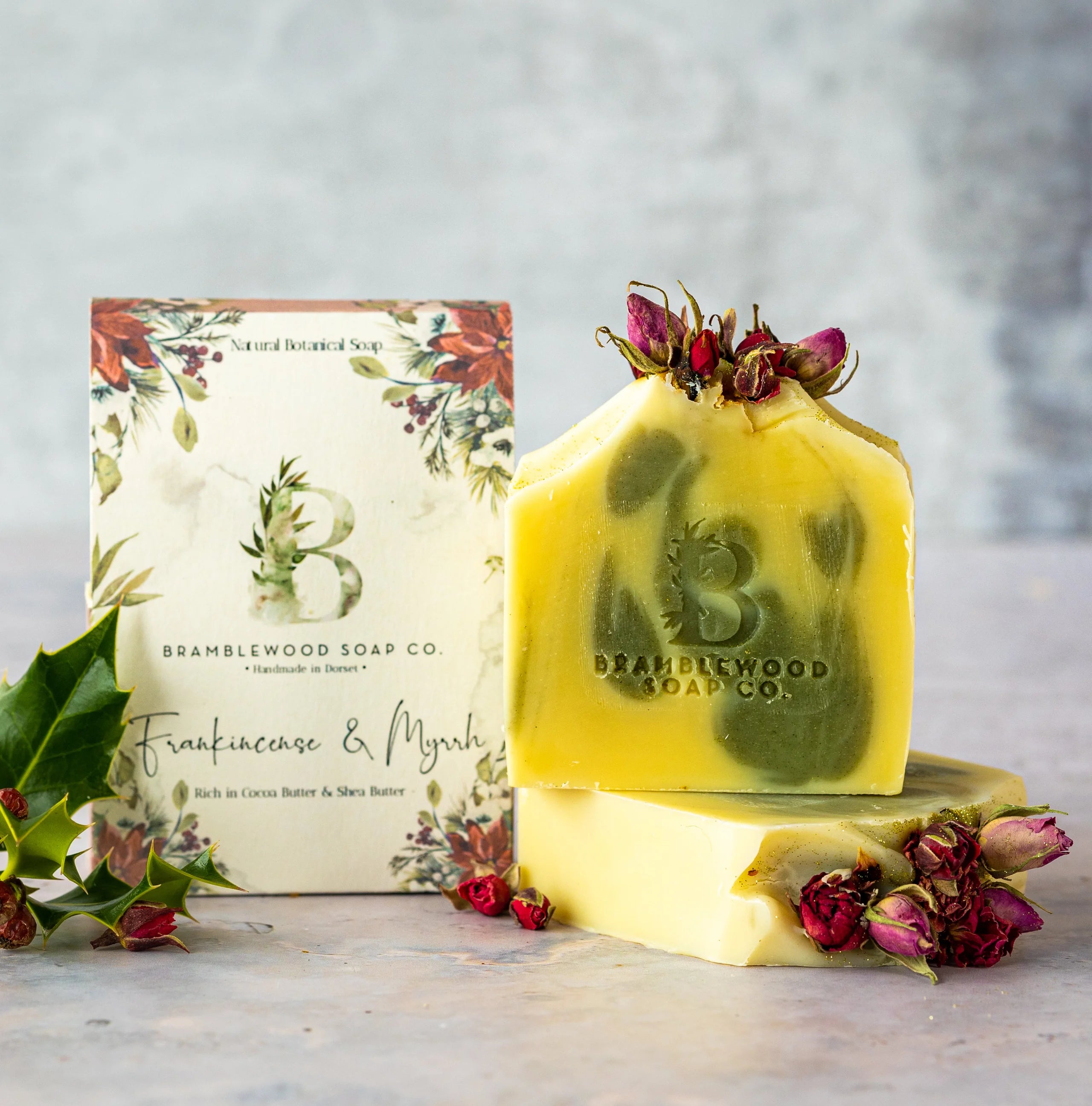 Bramblewood Frankincense & Myrrh Festive Soap