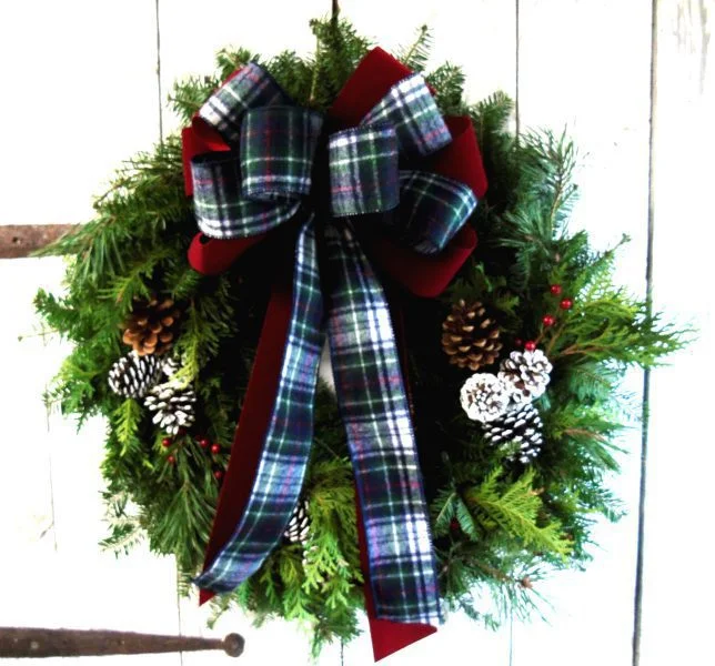 Celtic Roots Elegant Mixed Greens Wreath