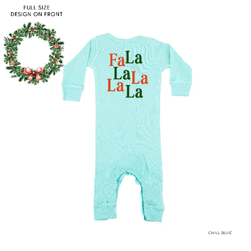 Christmas Wreath - Fa La La La La La (f&b) - Baby Sleeper