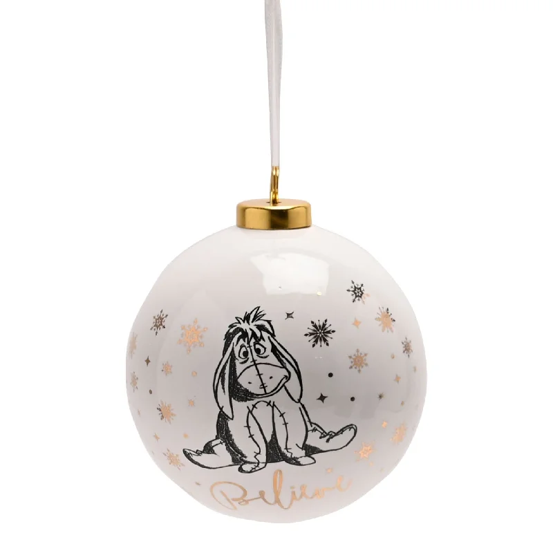 Disney Eeyore Ceramic Christmas Tree Bauble