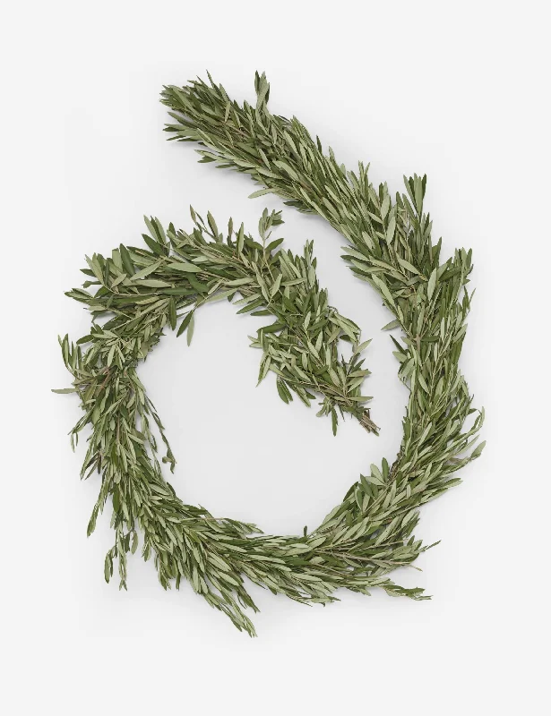 Fresh Handmade Olive Branch Garland