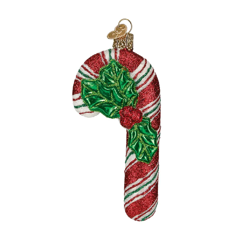 Glistening Candy Cane Ornament - Old World Christmas