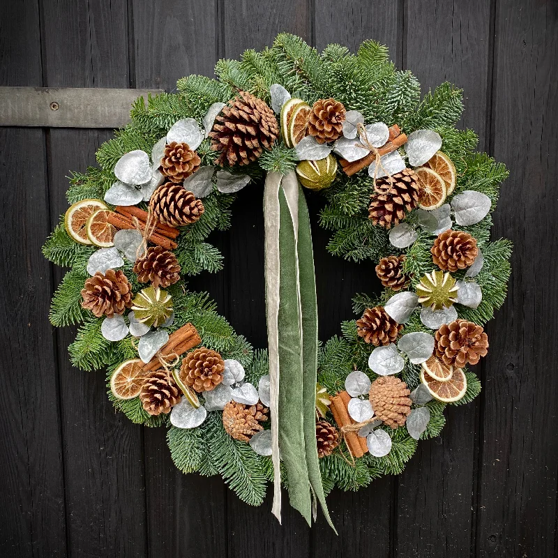 Pines and Needles Christmas Door Wreath