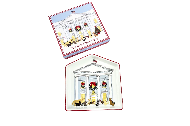 Presidential Pets Porcelain Holiday Candy Dish