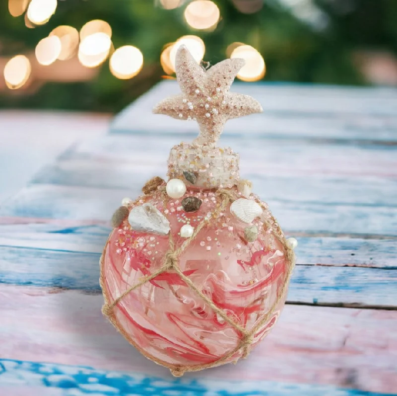 Salmon Ball With Starfish Ornament