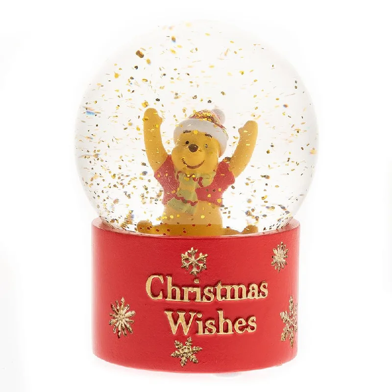 Winnie the Pooh Disney Characters Festive Snow Globe