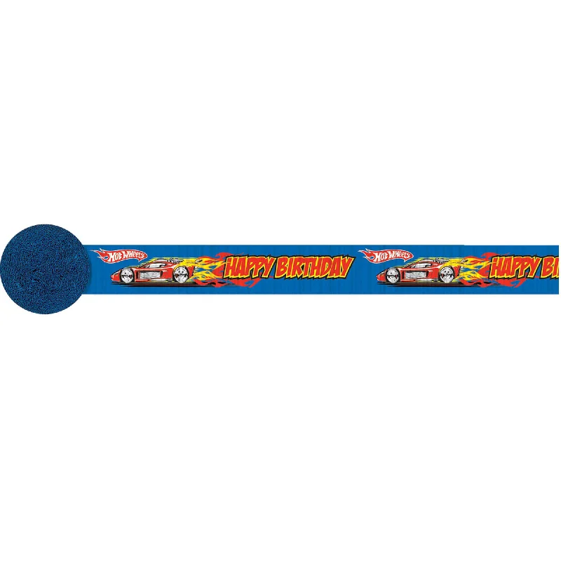 Hot Wheels Crepe Streamer 30ft