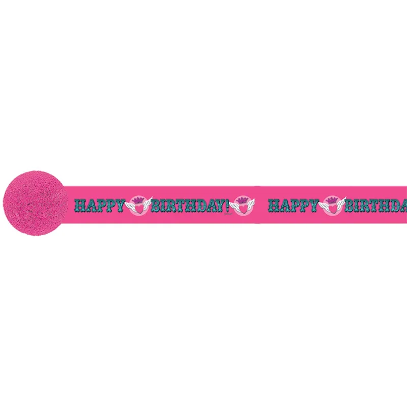 Rocker Birthday Crepe Streamer 30ft